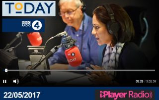 James talks talks about Box Tree Moth Infestation on Radio 4’s Today program